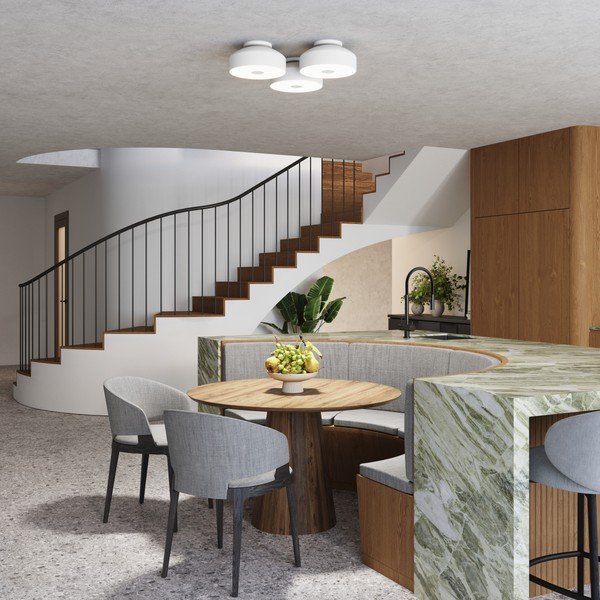 Biele stropné svietidlo Omiq – Sollux-image-3