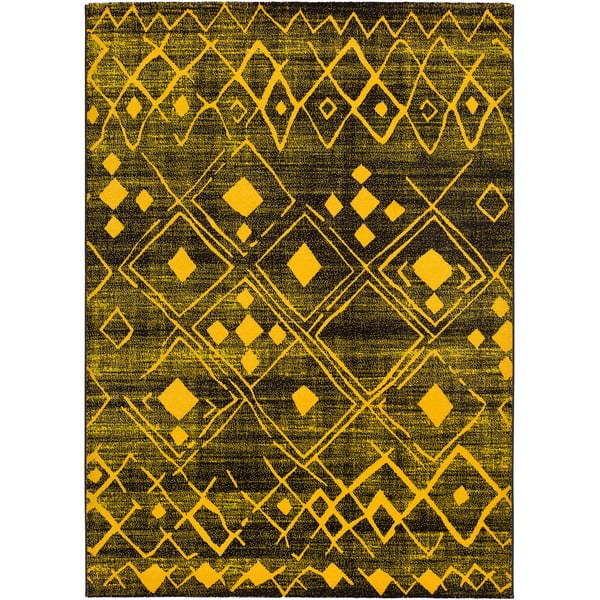 Žltý koberec Universal Neon Shine, 140 x 200 cm