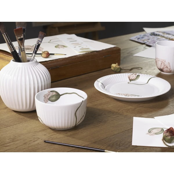 Biela porcelánová miska Kähler Design Hammershøi Poppy, ø 12 cm-image-1
