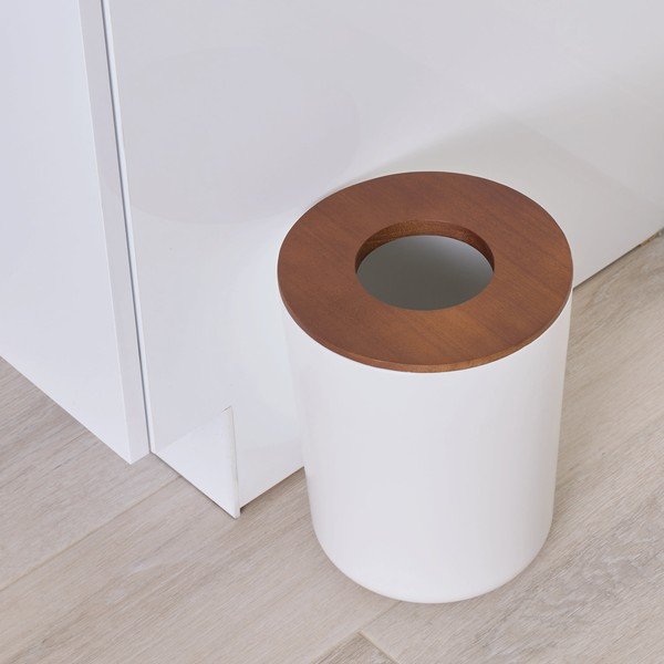 Biely odpadkový kôš iDesign Eco Vanity-image-2