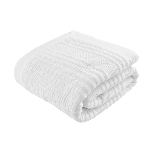 Biela prešívaná prikrývka na dvojlôžko 220x220 cm Lennon Stripe - Catherine Lansfield-image-2