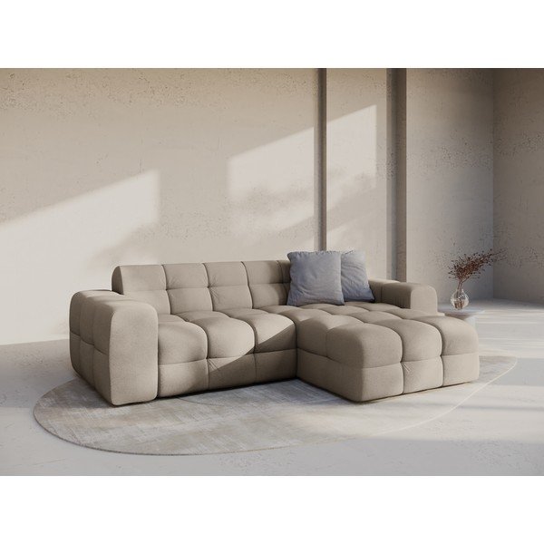 Hnedá rohová pohovka (pravý roh/s leňoškou) Kendal – Micadoni-image-1