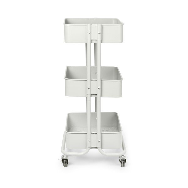 Kovový servírovací stolík na kolieskach 36,5x43 cm Grena – Compactor-image-3