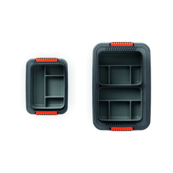 Sivý plastový rozdeľovač do úložného boxu 31,5x24x7,5 cm K Latch Box – KIS-image-1