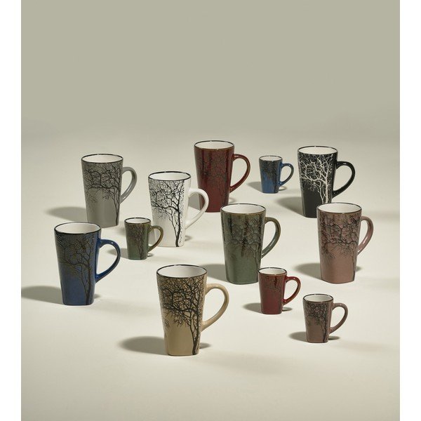 Zelené hrnčeky na espresso z kameniny v súprave 4 ks 100 ml Hela – Villa Collection-image-1