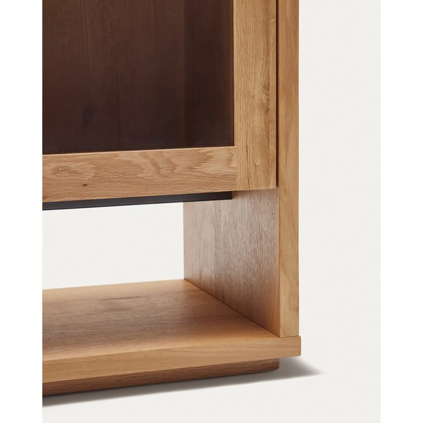 Vitrína v dekore duba v prírodnej farbe 100x185 cm Alguema – Kave Home-image-3