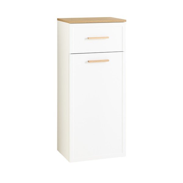 Biela nízka/závesná kúpeľňová skrinka 104x45 cm Quickset 383 – Pelipal
