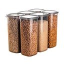 Plastové dózy v súprave 6 ks na potraviny Fresco – Hermia