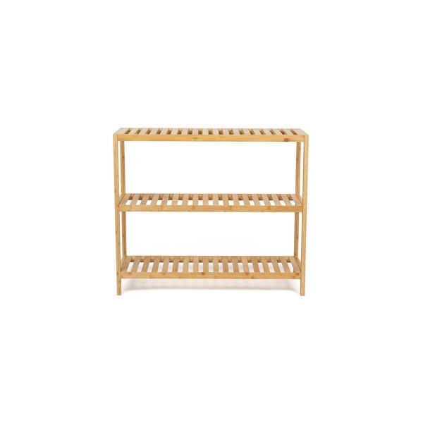 Bambusový kúpeľňový regál v prírodnej farbe 69x60 cm Skaren – Bonami Essentials-image-2