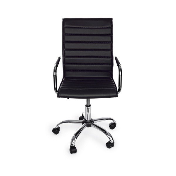 Čierna kancelárska stolička z imitácie kože Perth – Yes Everyday-image-2