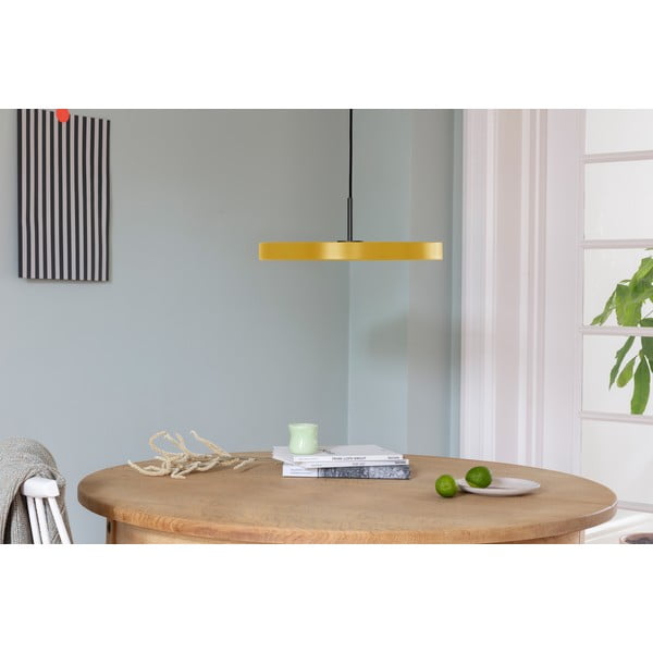 Okrovožlté LED závesné svietidlo s kovovým tienidlom ø 43 cm Asteria Medium – UMAGE-image-1