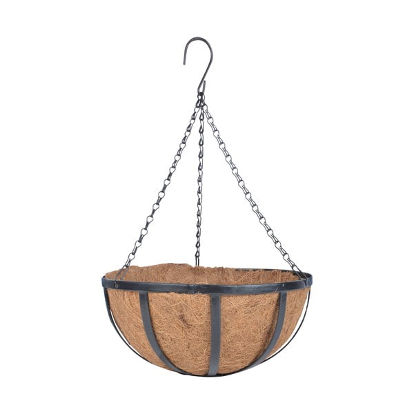 Závesný kôš s kokosovým vláknom Esschert Design Gordes, ⌀ 35,5 cm