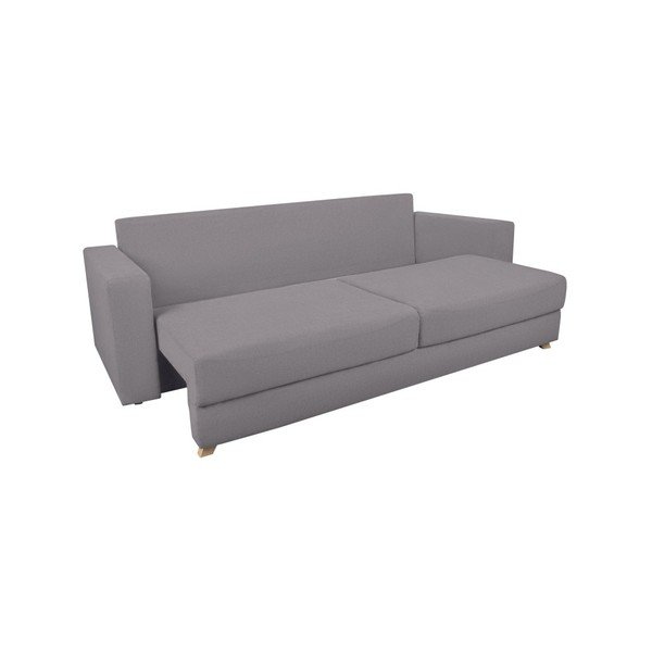 Svetlosivá trojmiestna rozkladacia pohovka Kooko Home Soul-image-3