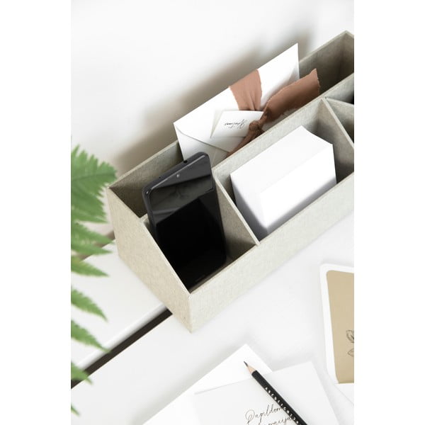 Kartónový organizér na písacie potreby Elisa Canvas Paper Laminate – Bigso-image-4