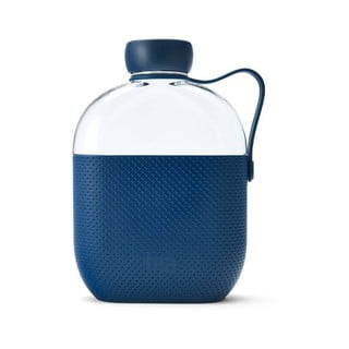 Modrá fľaša na vodu HIP, 650 ml