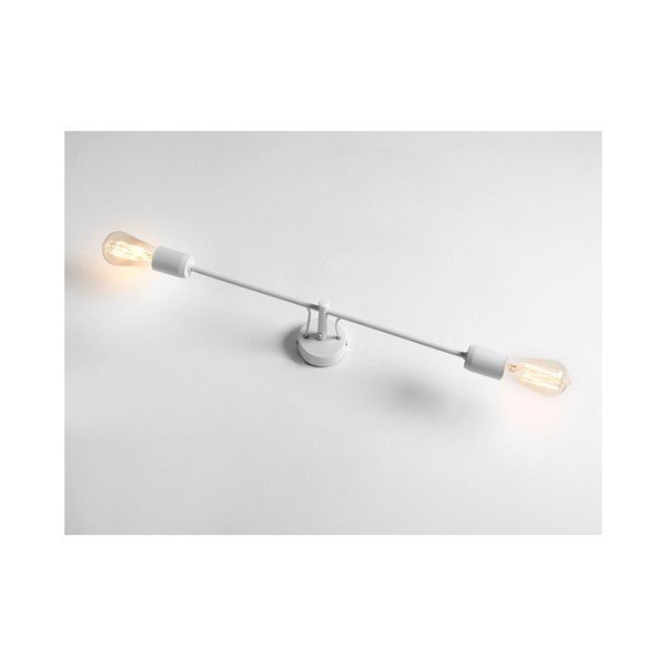 Biela nástenná lampa na 2 žiarovky Custom Form Twigo, šírka 60 cm-image-2