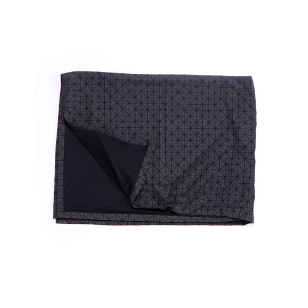 Čierna deka Mikabarr Folding, 180 x 160 cm