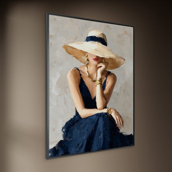 Tlačený obraz s rámom 60x80 cm Livia – Styler-image-1
