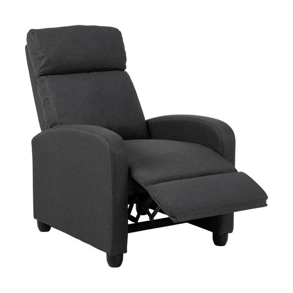 Antracitové relaxačné kreslo Siom – Actona-image-3