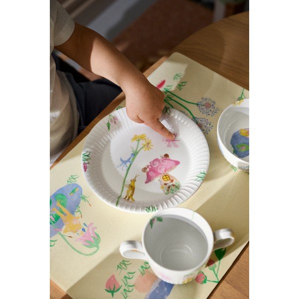 Porcelánová detská jedálenská súprava 3 ks Hammershøi Kids – Kähler Design-image-3