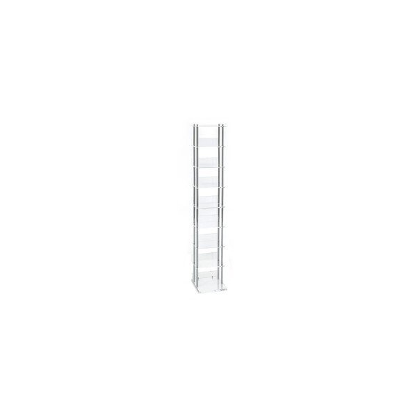 Transparentný stojan na CD Tomasucci Latina