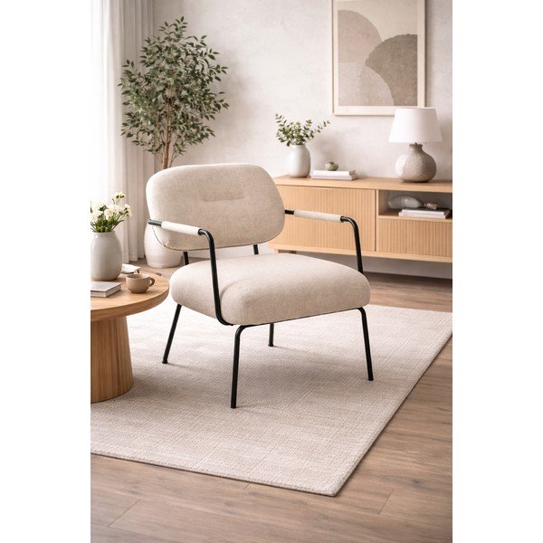 Béžové kreslo Dillon – Actona-image-1