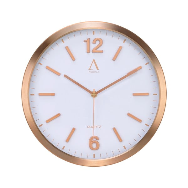 Nástenné hodiny Copper, 30,5 cm