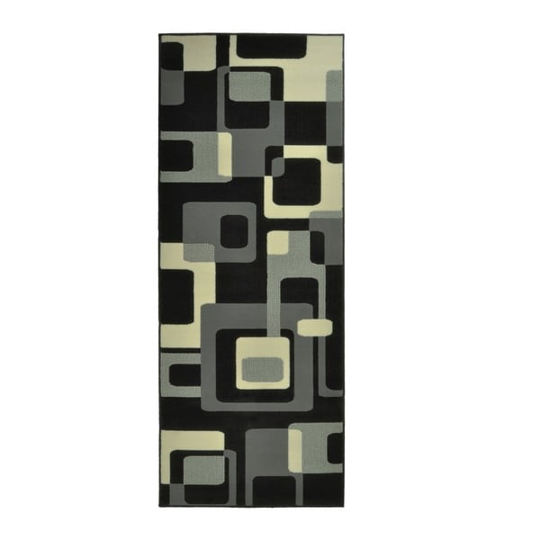 Čierny koberec Hanse Home Hamla Retro, 200 × 290 cm