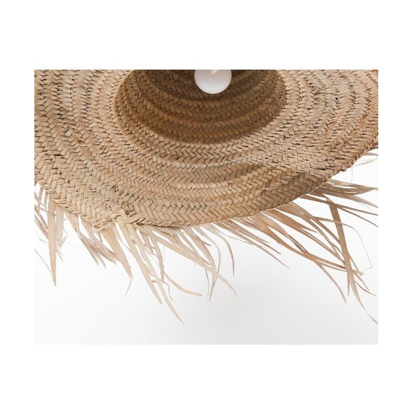 Prírodné svietidlo Surdic LÃ¡mpara Amaro v tvare klobúka, ø 60 cm-image-1