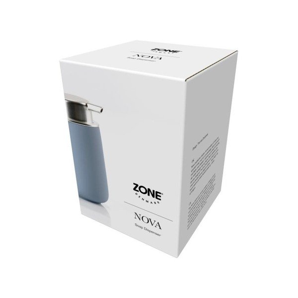 Modrý porcelánový dávkovač tekutého mydla Zone Blue Fog, 250 ml-image-1