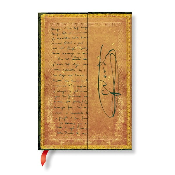 Linkovaný zápisník s tvrdou väzbou Paperblanks Verdi, 10 x 14 cm