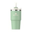 Šalviová zelená termoska so slamkou z nehrdzavejúcej ocele 600 ml Quencher H2.0 FlowState Tumbler Pistachio – Stanley