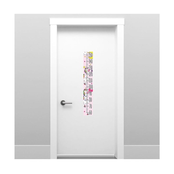 Detská samolepka – meter na dvere/na stenu 15x100 cm Unicorns – Ambiance-image-3