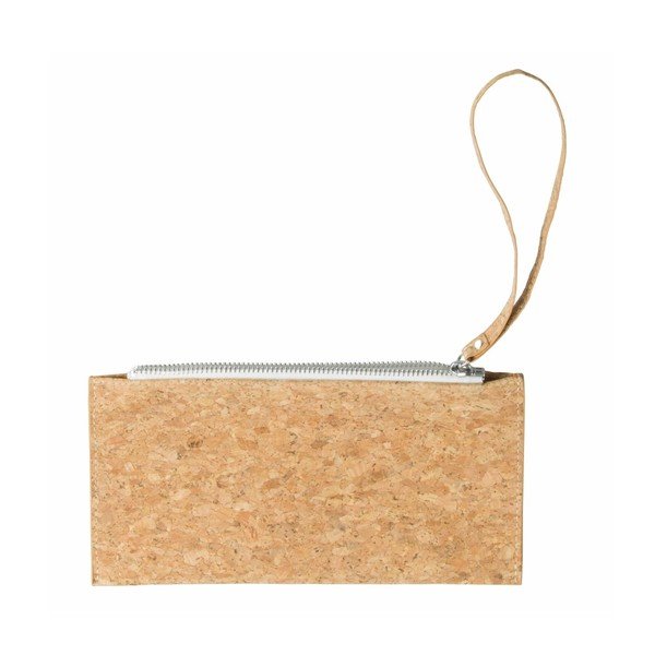 Kozmetická taštička z korku a vegánskej kože InterDesign Quin Accessory Clutch-image-3