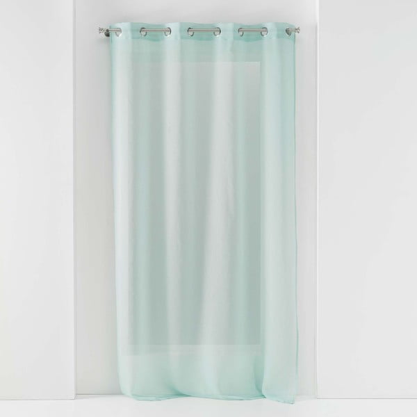 Voálová záclona v mentolovej farbe 140x280 cm Sandra – douceur d'intérieur