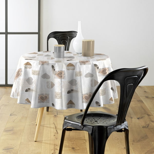 Umývateľný obrus ø 160 cm Delicia – douceur d'intérieur-image-2