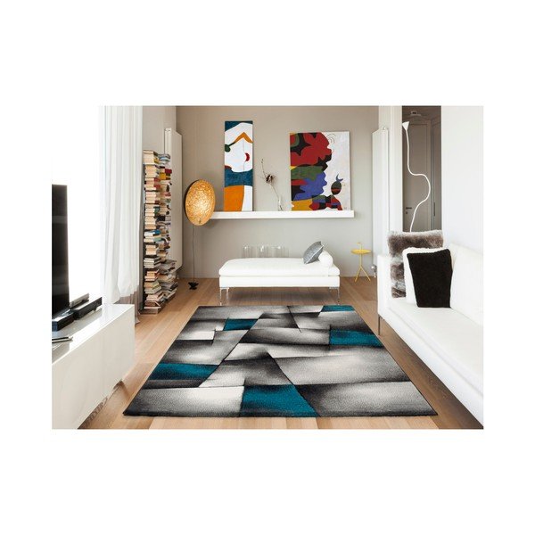 Modro-sivý koberec Universal Malmo, 160 × 230 cm-image-1