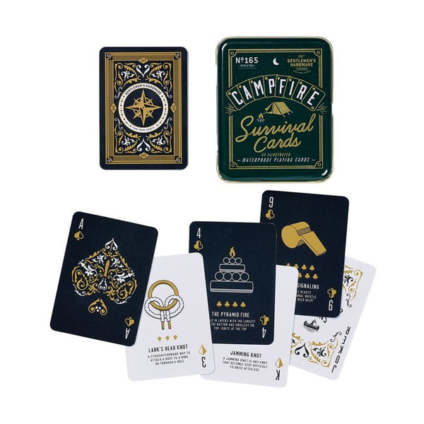 Kartová hra Survival Cards – Gentlemen&#39;s Hardware