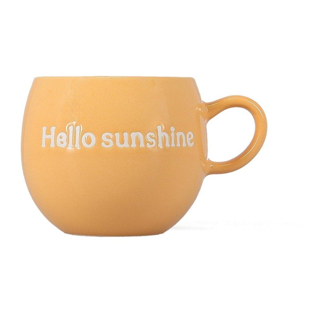 Oranžový kameninový hrnček 420 ml Muggies – Salt&Pepper