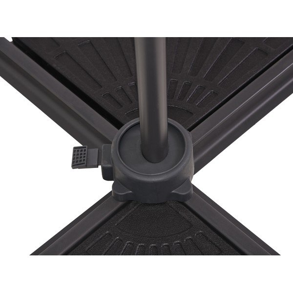 Sivý slnečník 300x300 cm Deluxe – Garden Pleasure-image-3