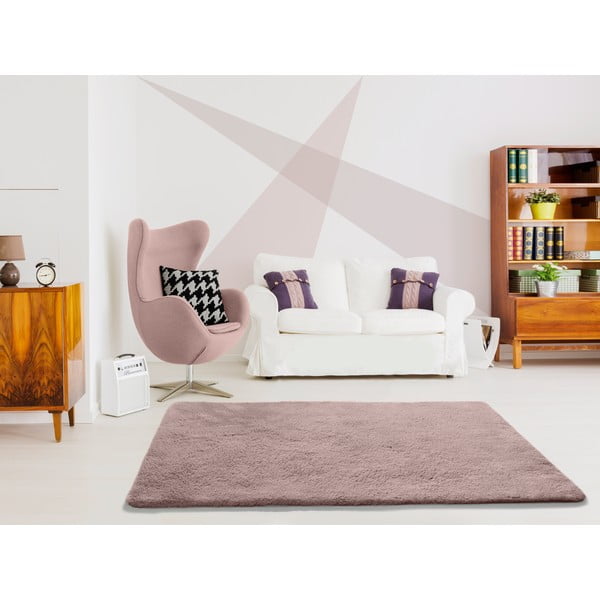 Ružový koberec Universal Alpaca Liso, 60 x 100 cm-image-1