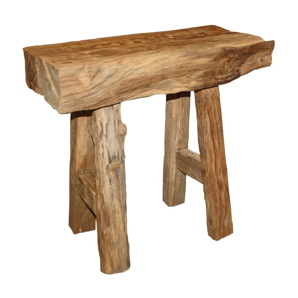Stolička z teakového dreva HSM Collection Rustic