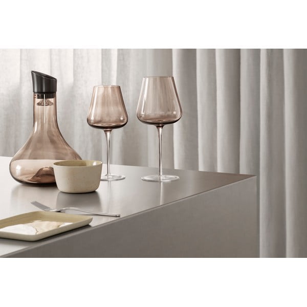 Súprava 2 hnedých pohárov na červené víno Blomus Belo-image-1