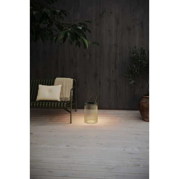 Zelený vonkajší solárny LED lampáš na USB (výška 54 cm) Cavia – Markslöjd-image-1