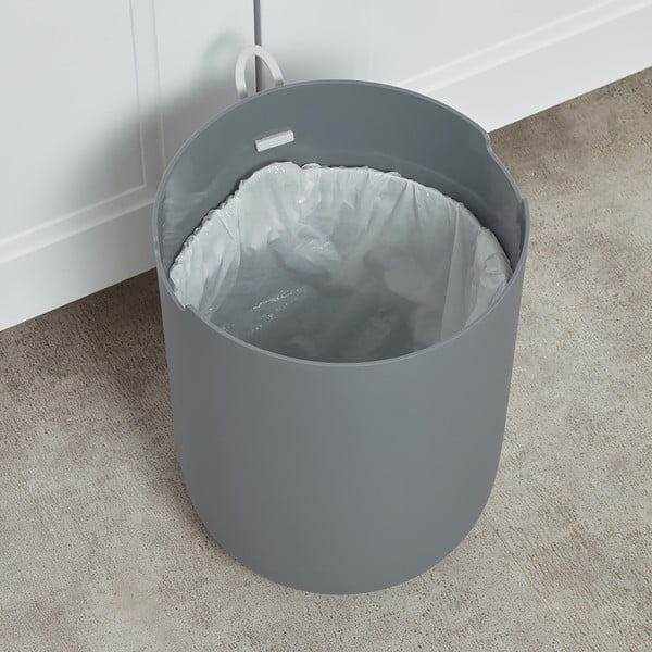 Svetlosivý odpadkový kôš Addis Sensoric, 8 l-image-4