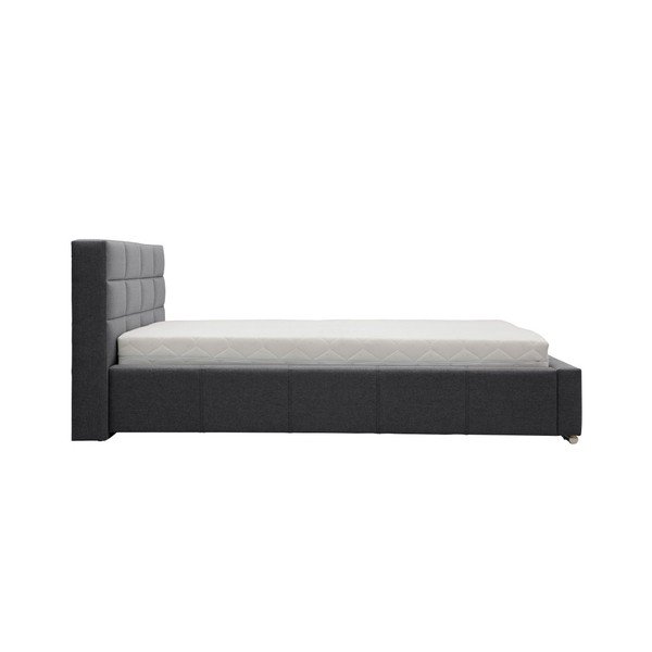 Sivá dvojlôžková posteľ Mazzini Beds Reve, 140 × 200 cm-image-3