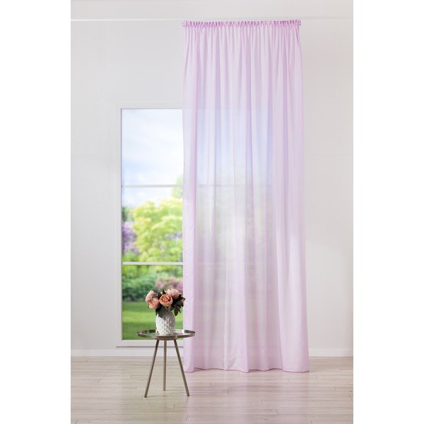 Ružová záclona 300x245 cm Mist - Mendola Fabrics-image-2