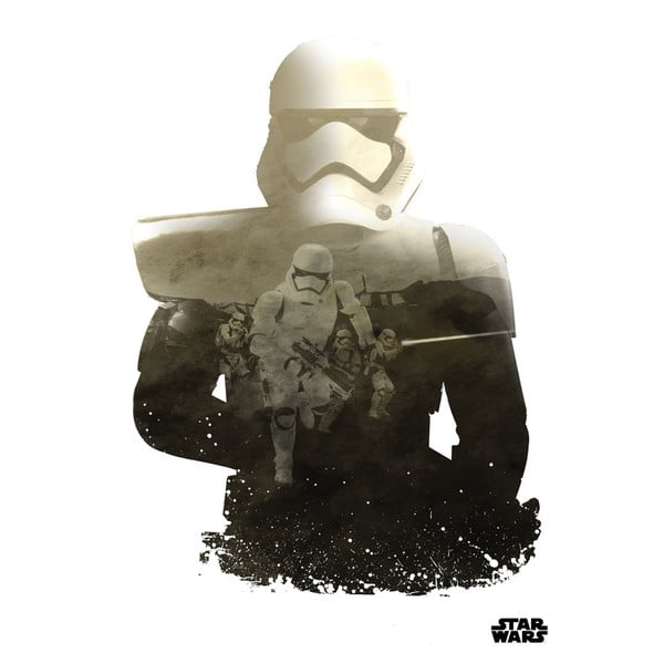 Nástenná ceduľa Resistance vs First Order - Trooper