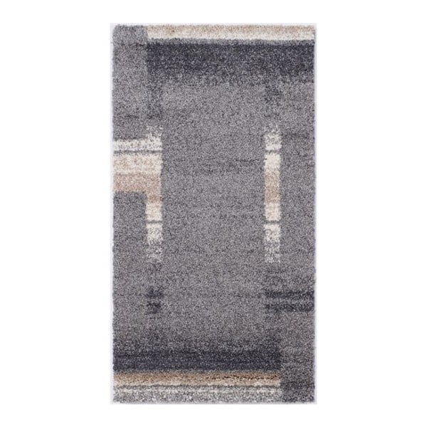 Sivý koberec Calista Rugs Jaipur Block, 80 x 300 cm