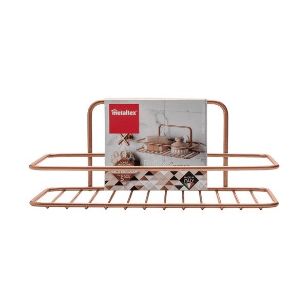 Kúpeľňová polička Metaltex Copper-image-2